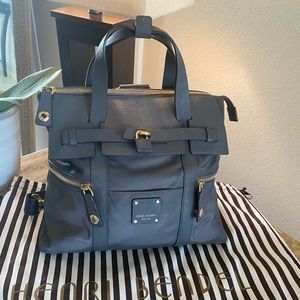 HENRI BENDEL leather and nylon adjustable bag.